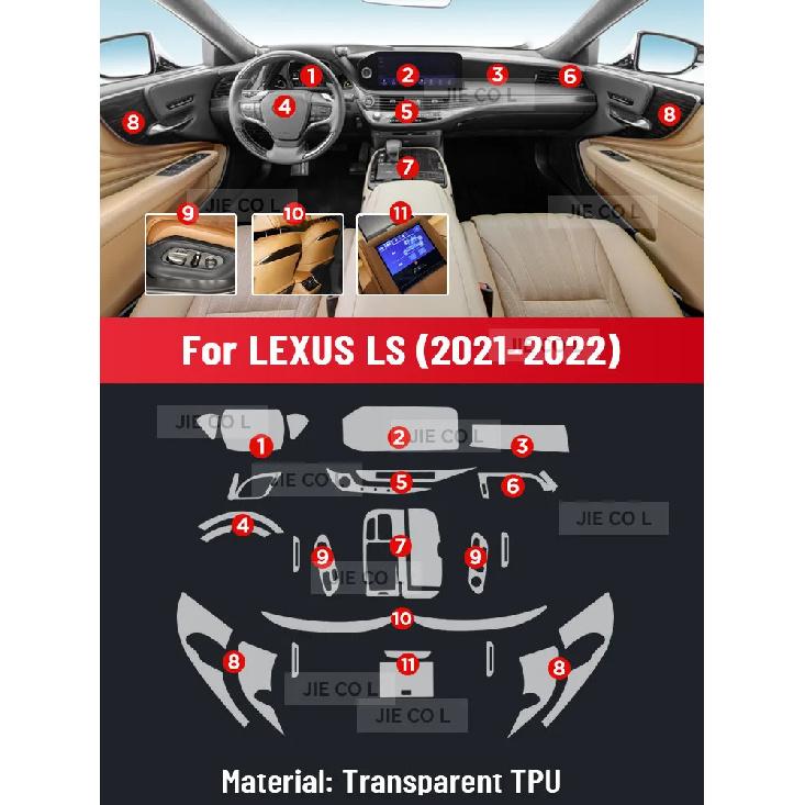 Auto Central Control Screen TPU Navigation Anti Scratch interior Protection Film GPS Navigation For LEXUS LS Left rudder driving
