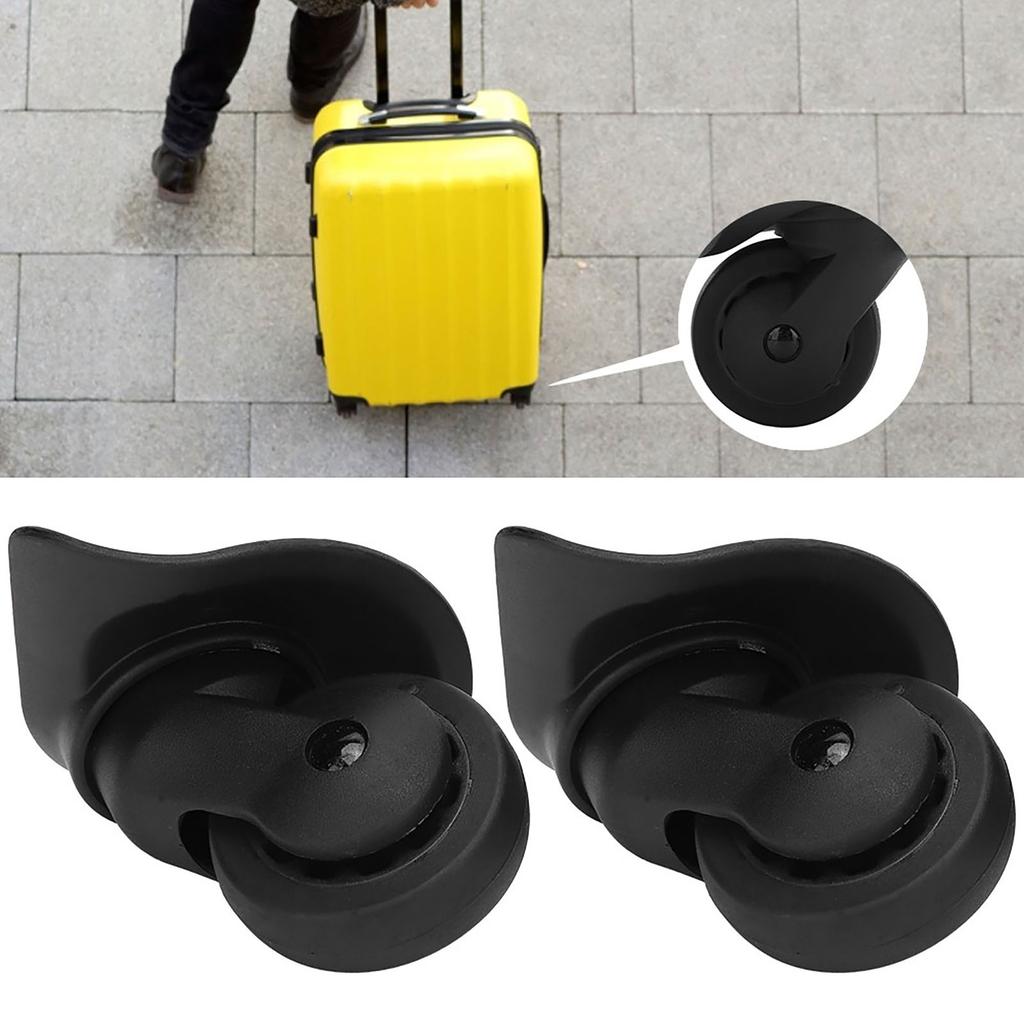 2 Stück A52 Stumme Einzelreihen-Räder Koffer Gepäck Ersatz Universal-Rollen Outdoor