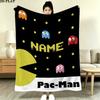 Custom Name,Pac Printed Flannel Blanket, Soft Throw for Bedroom Sofa, Washable, Christmas Present, Great Gift.