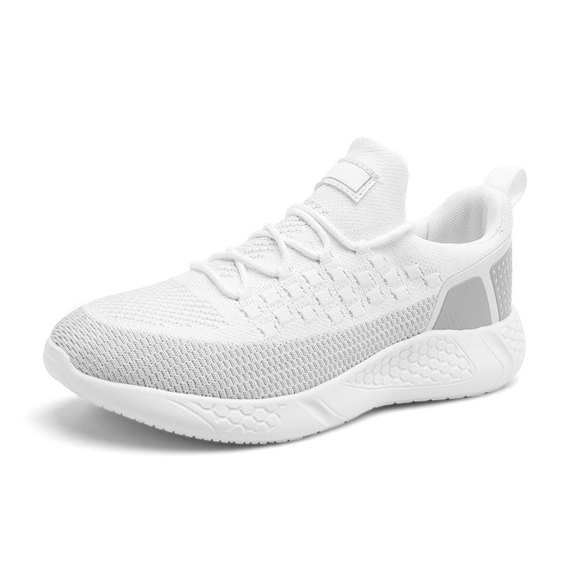 New Large-size Men's and Women's Shoes Fly-woven Mesh Light and Breathable Running Shoes Summer Low-top Couple Trendy Shoes