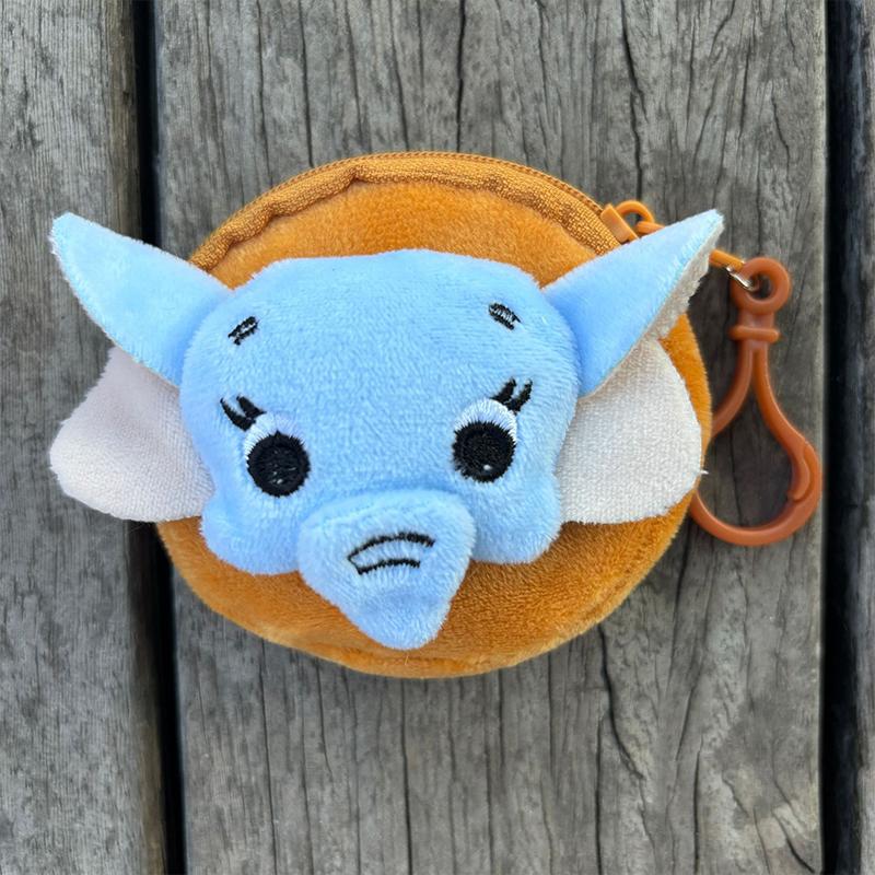 Cute Small Elephant Wallet Pendant Women Card Wallets Zipper Coin Pocket Card Bags Female Coin Purses Card Holder