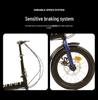 Sanhe Ma 16" Folding Lightweight Bicycle with Disc Brakes - Adjustable Speed for Adults and Students