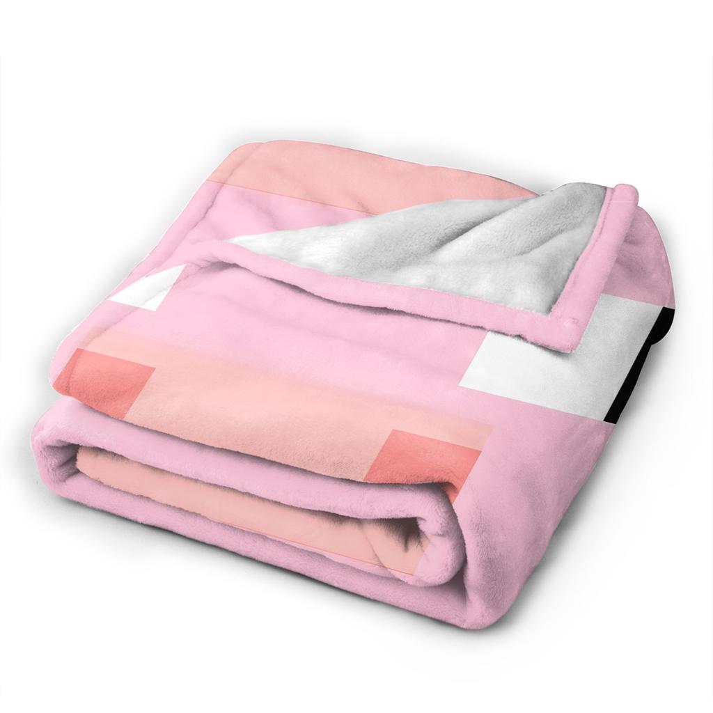 Pig Pixel Game Blanket Quality Warm Soft  Throw Blanket Winter Picnic Couch Chair Sofa Bed Novelty Bedspread
