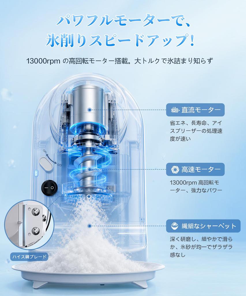 Electric Shaved Ice Machine, Fluffy Shaved Ice Maker, Cordless, Type-C Rechargeable, Includes 4 Ice Cups, Small and Compact, for Home Use, Makes Fluff