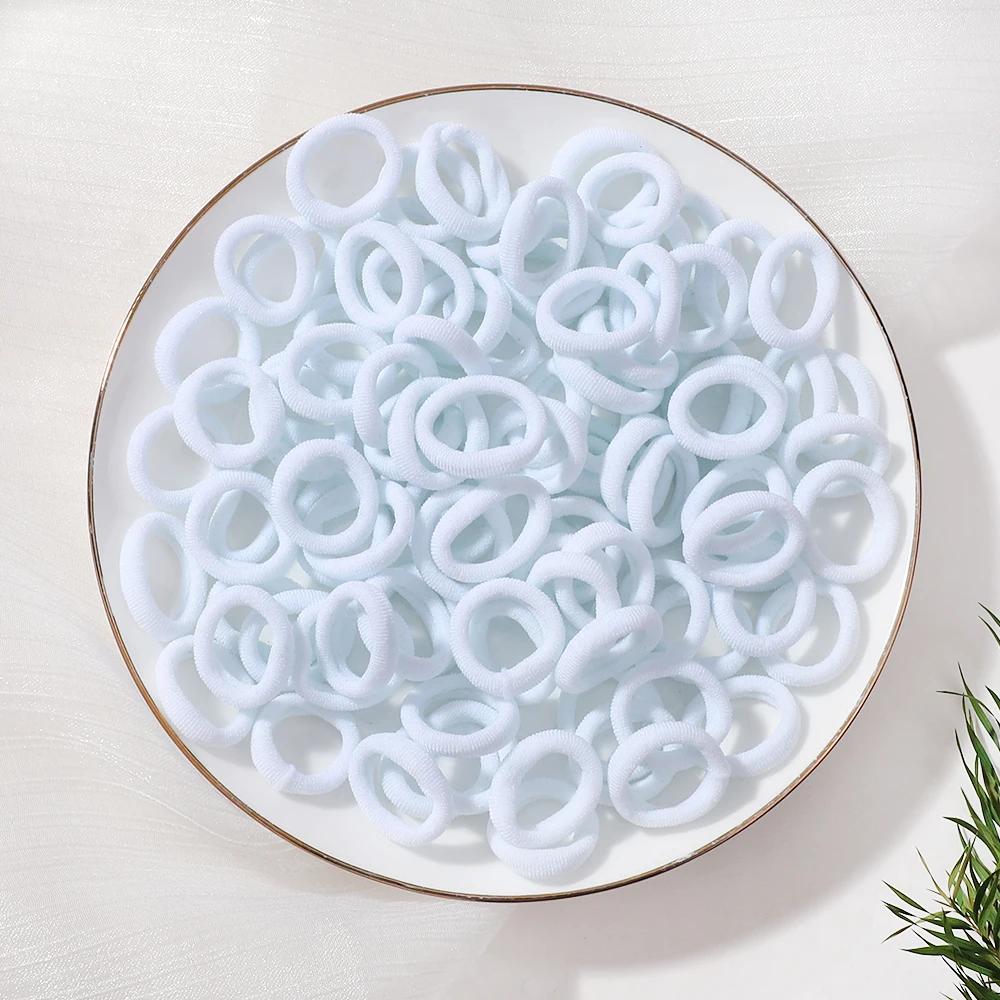 20pcs/lot Girl Elastic Hair Bands Girls Plush Ball Rubber Band for Children Sweets Scrunchie Hair Ties Kids Hair Accessories