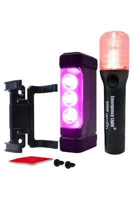 Amon 2nd Generation Purple Saver with Dedicated Holder Emergency Signal Light Emergency Safety Set for Emergency Stops On Expressways 4867 Recommended
