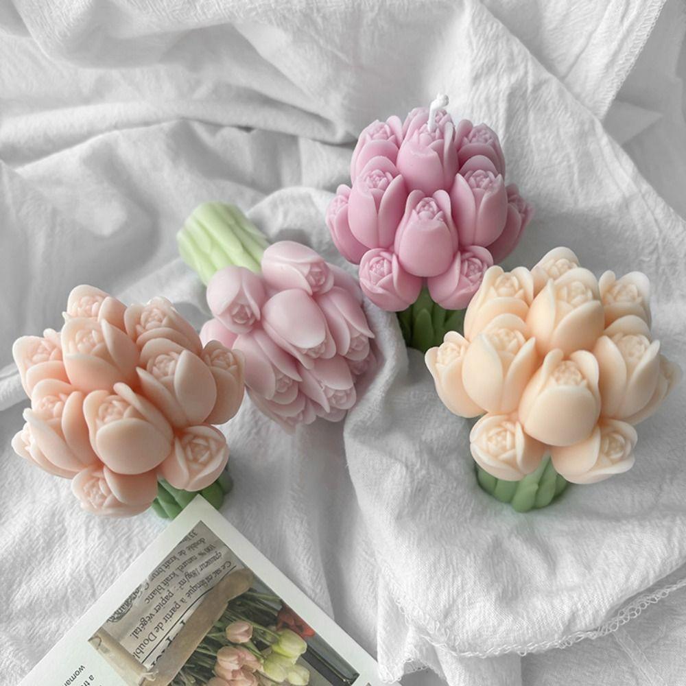 Reusable Silicone Soap Mold DIY Handmade Soap Making Mold Baking Accessories