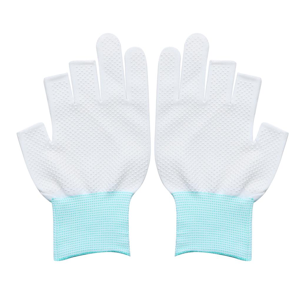 Stretch Sports/Biking Driving Mittens Anti-Slip Fishing Gloves Open/Half Fingers Sun Protection