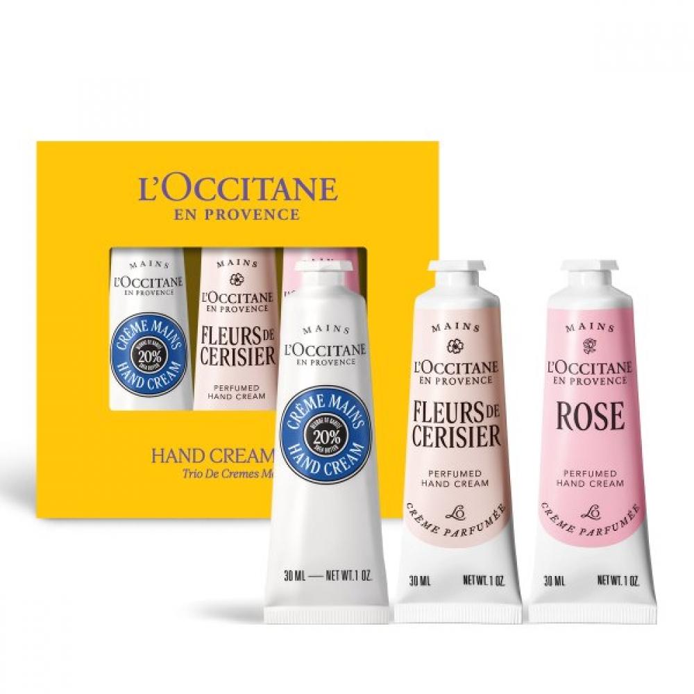 L Occitane Трио кремов для рук с маслом ши и цветочными ароматами Single option