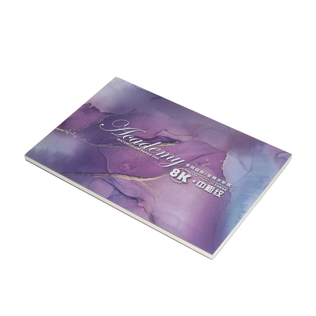 Watercolor Paper Medium Coarse Grain Fast Absorbing Water Thick Durable Practical Painting