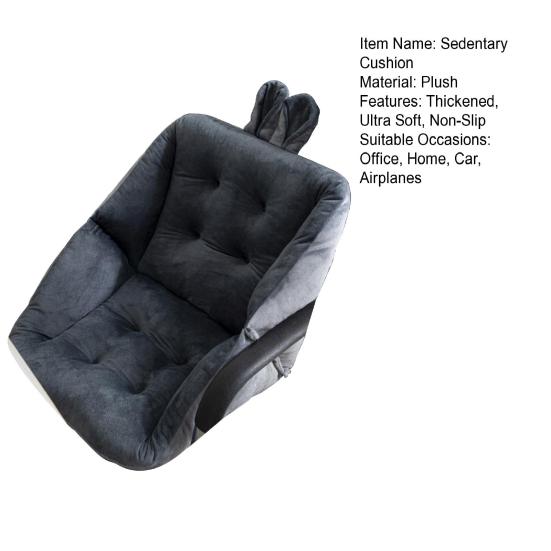 Sedentary Cushion for Office And Home Thickened Ultra Soft Bunny Ear Decor