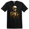 Skeleton Graphic T Shirt Funny Halloween Party Costume Tee Cool Design