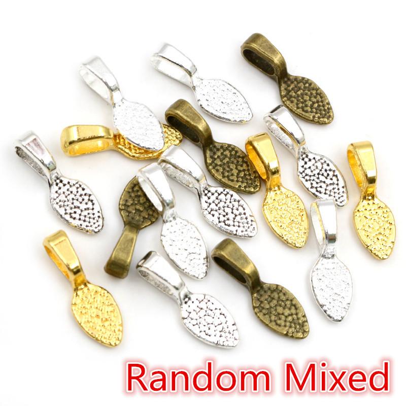 15x5mm 21x7mm 40pcs Antique Silver Plated/Bronze/Gold Colors Bail Connectors Handmade Charms Pendant:DIY for bracelet necklace