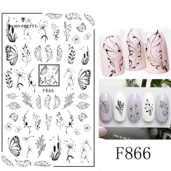 Functional Nail Stickers Nails Ornaments Lovely Colorful DIY