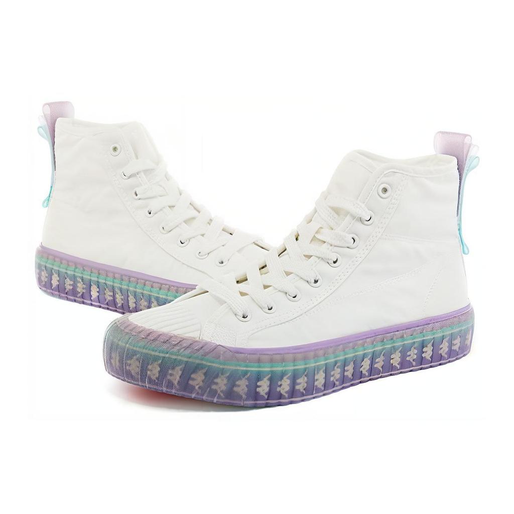 Kappa Casual Comfortable High-Top Skate Shoes Unisex Sneakers White Blue K0C45VS15-012A