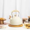 Whistling Tea Kettle For Stove Top Modern Stainless Steel Whistling Teapot 2.5 Liter Whistling Tea Kettle For Making Coffee Milk