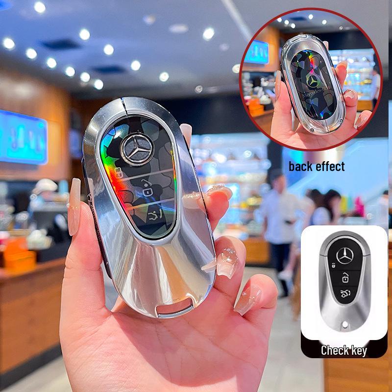 Husă cheie Mercedes-Benz pentru E-Class, C-Class, S-Class, GLB, GLC, GLE, GLA - Se potrivește E300L, C260L, A200L