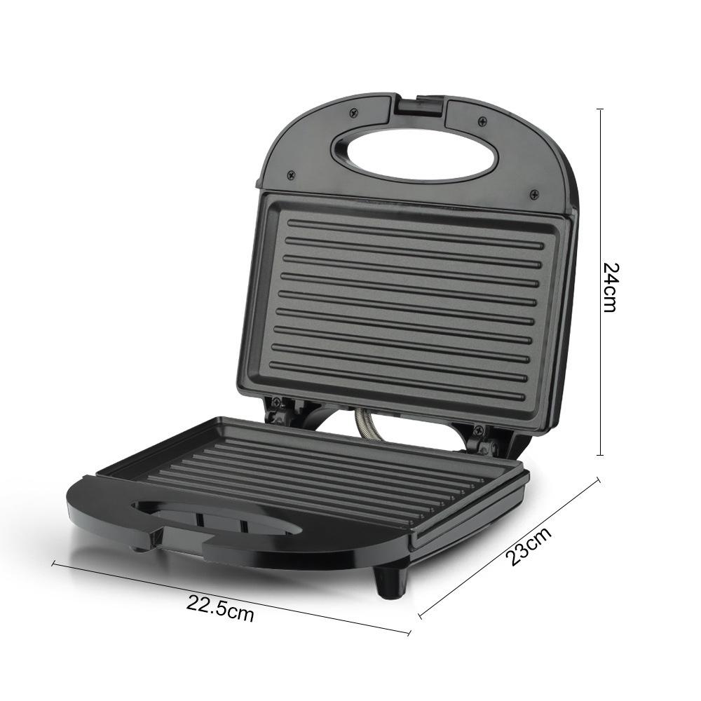 110V/220V Multifunctional Breakfast Machine: Griddle, Toaster, Waffle & Sandwich Maker