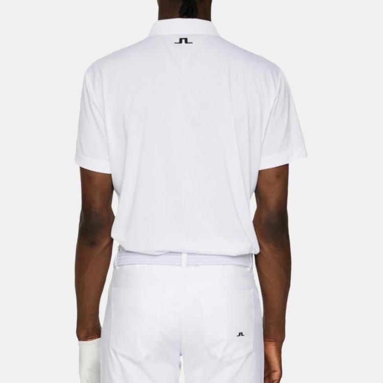 J.LINDEBERG Button Short Sleeve Logo Polo Shirt Men Tops GMJT13036-0000