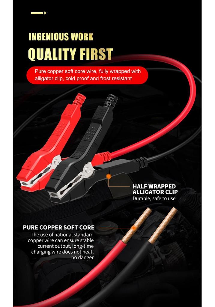 E-FAST 12V Auto-Stop Battery Charger for Motorcycles & Cars