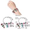 Diy Evil Witch Charm Bracelet With Zinc Alloy Pendant For Unisex Fashion Jewelry
