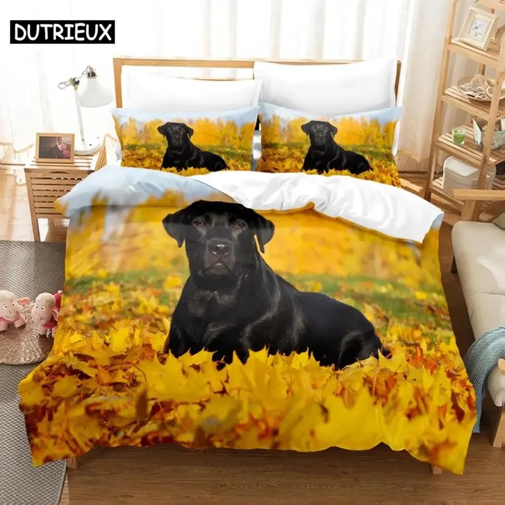 Kawai Kids Duvet Cover Set Double Bed 200X200 Queen Size Single Bedding Sets Dogs King Full Twin 3D Quilt Case Linen Pillowcase