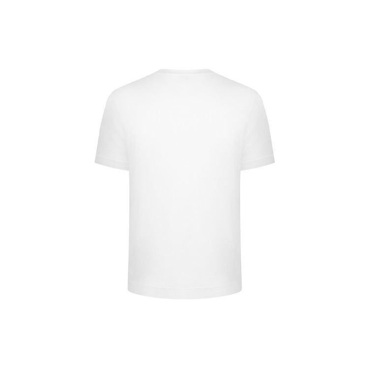Emporio Armani Logo Print Solid Color Crew Neck T-Shirt Men tops White 3K1TM7-1JDXZ-0101