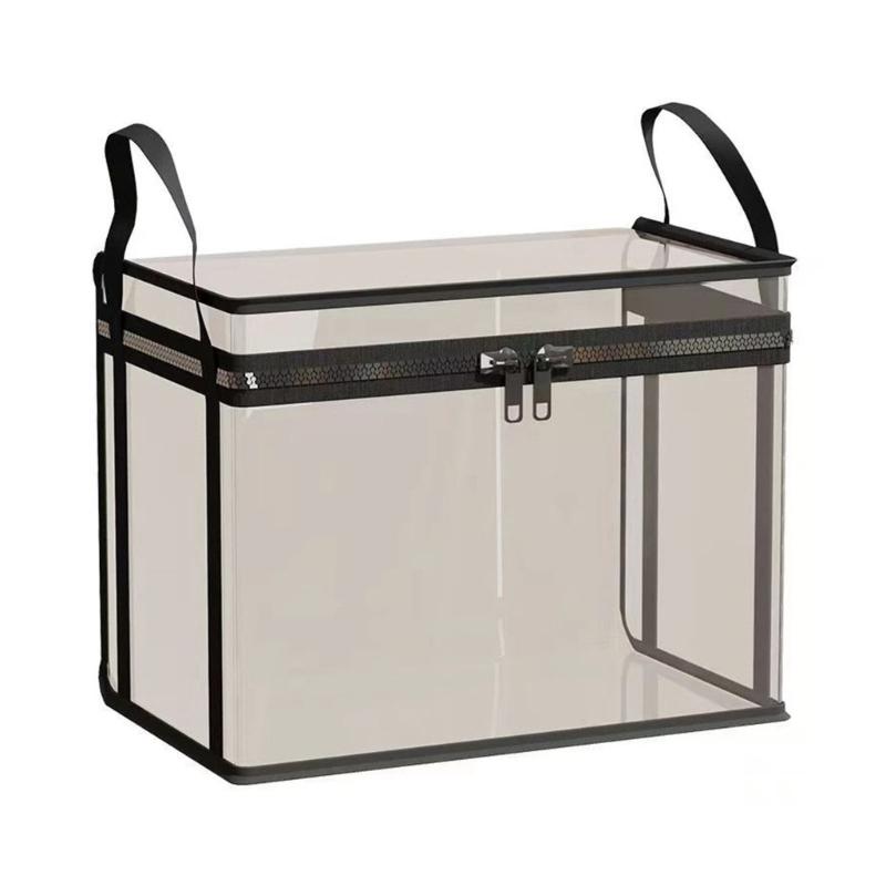 3 Pieces Sheer PVC Closure Storage Bags Ideal For Clothing Travel And Kitchen Use