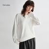 Chumian 7A Long-Staple Cotton Loose Long-Sleeve T-Shirt