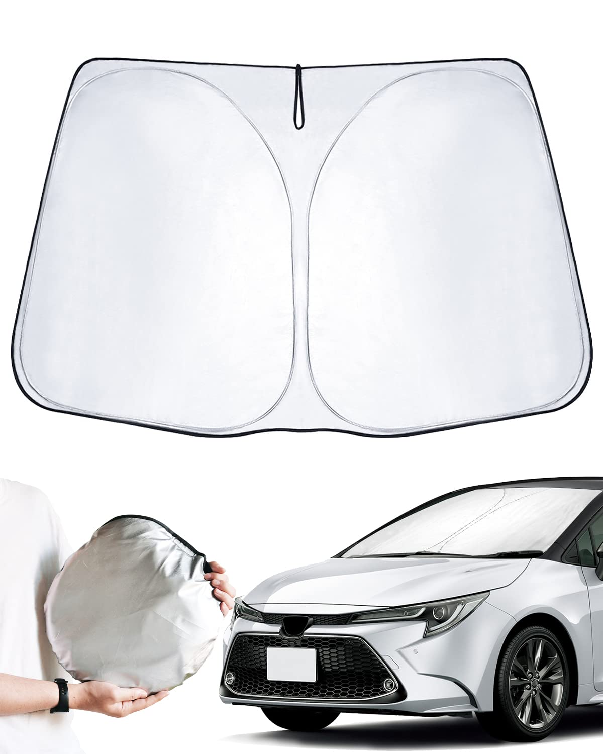 

LANTU Sunshade for Toyota New Corolla Touring sunshade specifically designed for the perfectly prevents interior UV suitable for car custom models серый