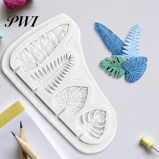 Fondant Mold Dessert Food Grade Heat-Resistant Silicone 3D DIY Leaf-Shaped Cake Decoration Kitchen Supplies Chocolate