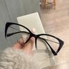 Cat Eye Shape Glasses Frame Men  Material Anti Blue Light Glasses Women Fashion Stylish Glasses For Women Frames