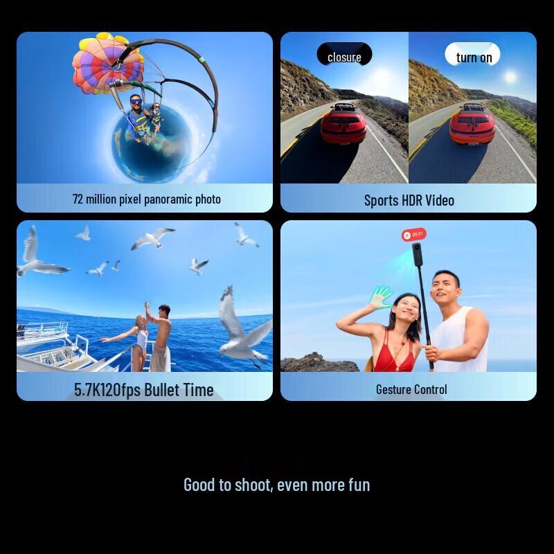 Insta360 X4 8K 360-Degree Action Camera (CN version)