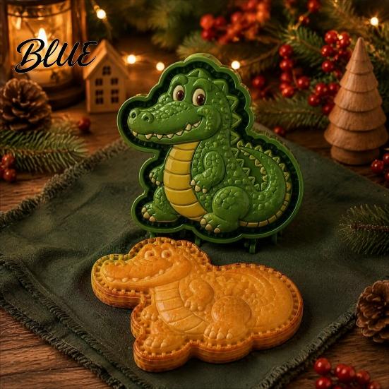 Kitchen Gadgets for Baking Holiday Mini Hand Pie Molds Animal Filled Press Baking Easy Release Dough Molds Reusable Non-Stick Cutter And Shaping