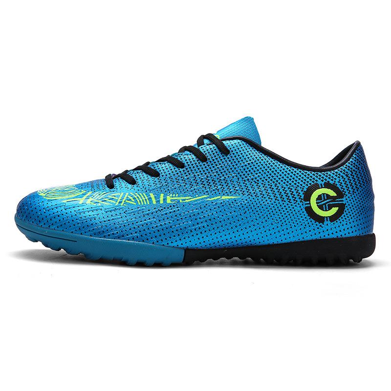 Soccer Shoes Low-top Indoor and Outdoor Soccer Shoes Men's Long and Short Nails FTSG Shredded Nails Training Bottom Soccer Shoes