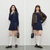 Women's Contrast Color Embroidered Knit Sweater