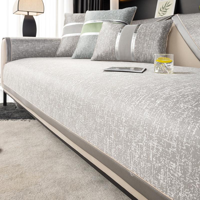 Ice Silk Cold Sofa Cushion Summer New Seat Cushion for Summer Non-Slip Summer Cool Pad Sofa Cover Cover Cloth