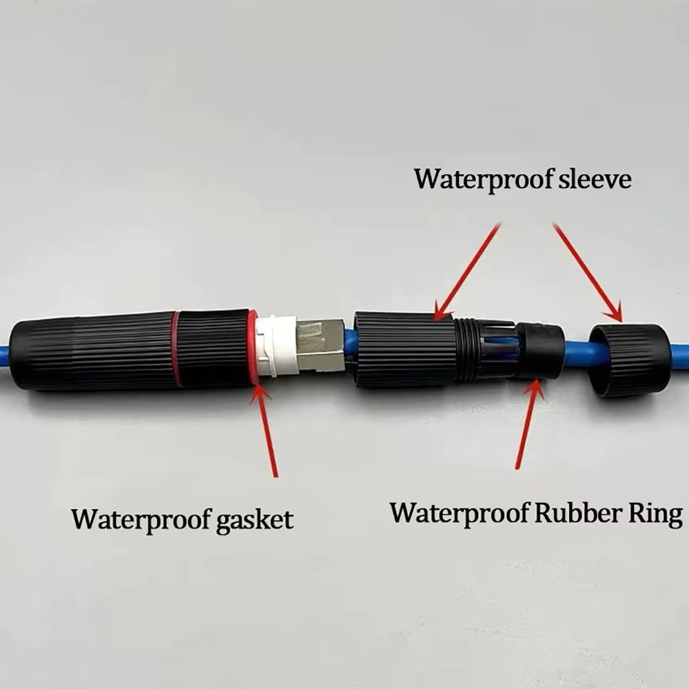 1Pcs Straight-through Network Cable Extender Double Head Cable Coupler New RJ45 Docking Connector