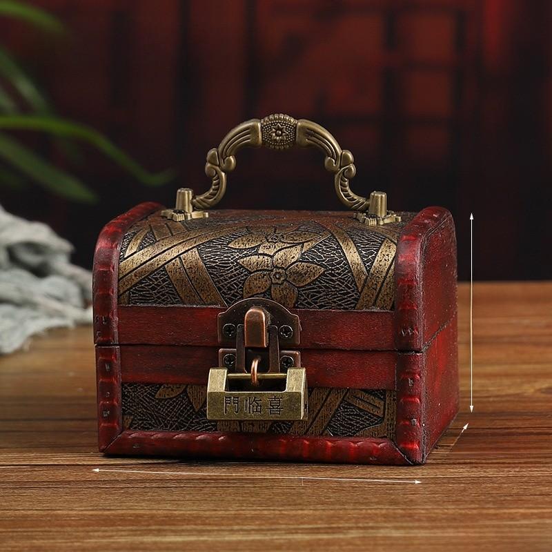 Jewelry Box Vintage Storage Box For Home Office Decor And Collection Gift