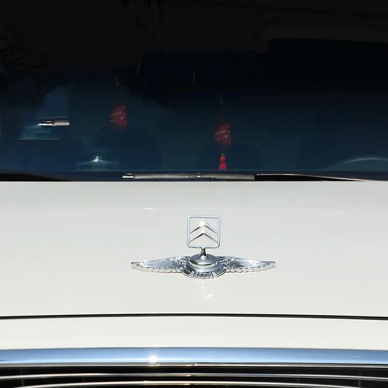 AKE3   Metal Car Hood Emblem Badge for Citroen C1 C2 C3 C4 C4L C5 Saxo Xsara Picasso DS3 DS4 DS6 C1 Berlingo Front Cover Stickers