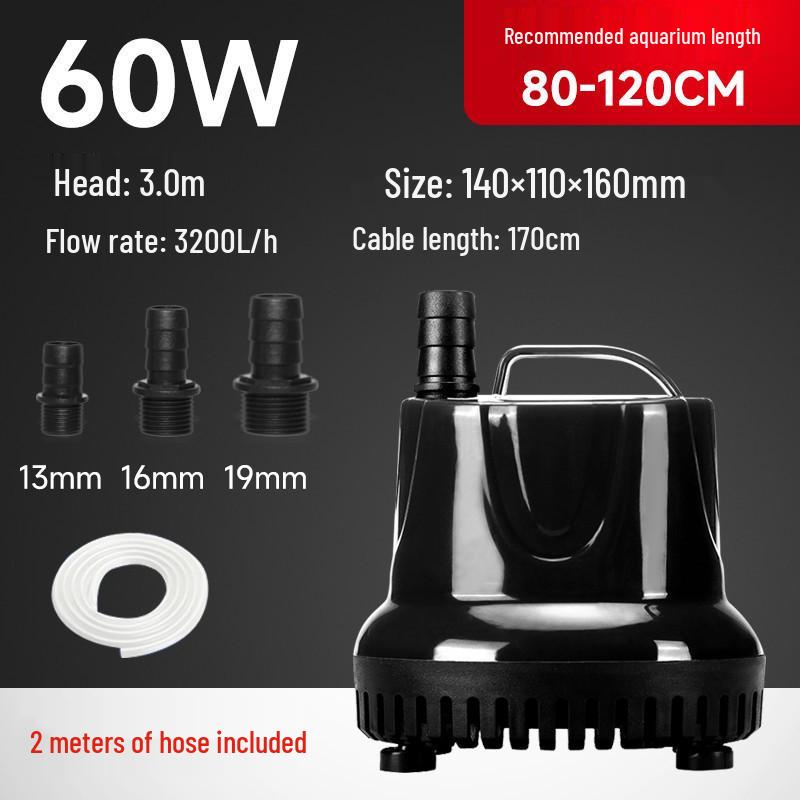 Silent Mini Submersible Water Pump for Goldfish Tanks, Small Rockeries, Waterfalls, Fountains, and Circulation Filters