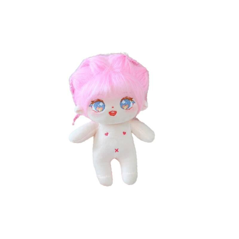 Cute 20cm Plush Cotton Doll With Long And Wavy Hair Toy14738