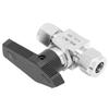 Valvola in Acciaio Inossidabile 304 a 2 Vie Alta Pressione Ago Controllo Flusso per Acqua Gas Olio SS‑44S6