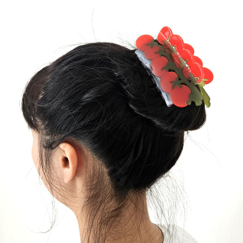 Kitsch Mood Hair Clip Cherry Tomato | Cherry Tomato Clo