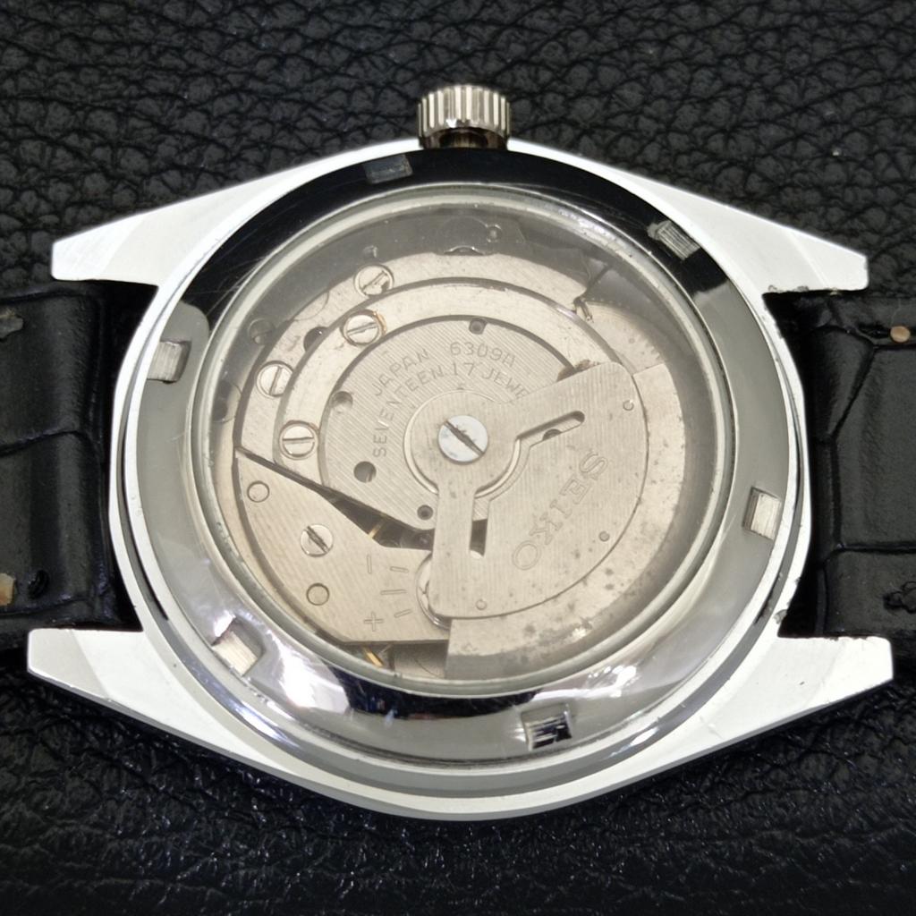 VINTAGE REFURBISHED SEIKO 5 AUTOMATIC JAPAN MENS BLACK DIAL WATCH A440635-9 Sk-a440635-1