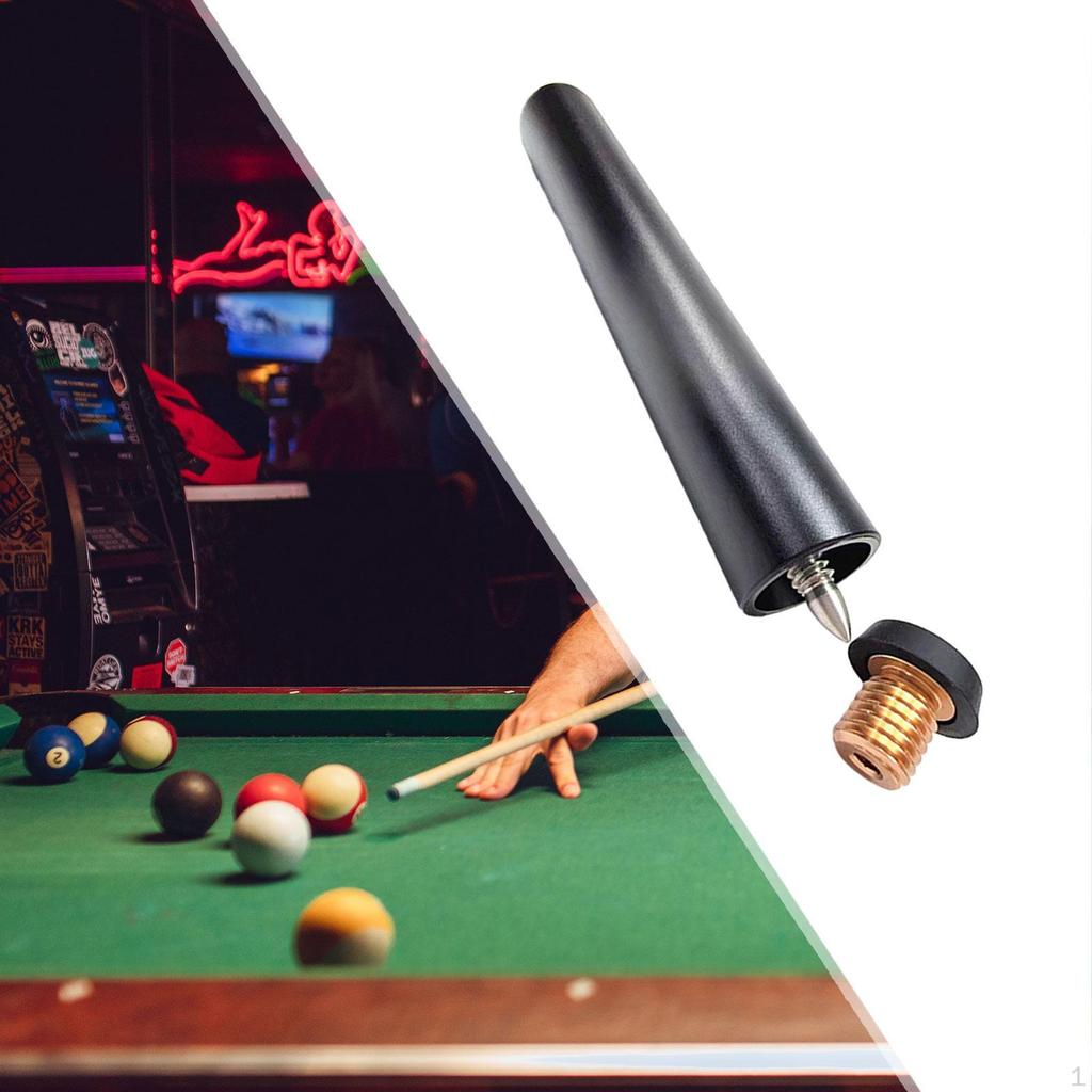 Pool Queue Extender Billard Snooker Verlängerung 20 cm Lange Werkzeug Starke Leichte Ende