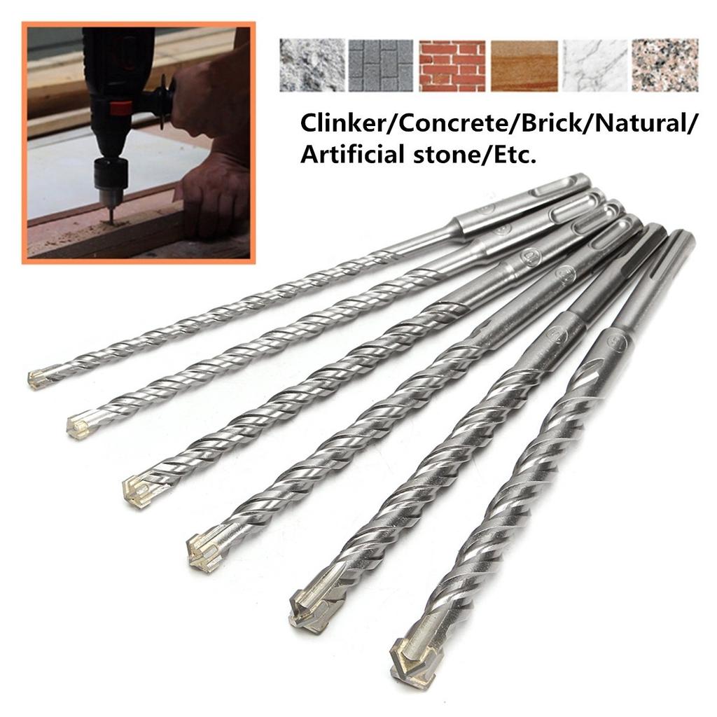 Long Masonry drill bit tungsten carbide tipped 10 x 200mm brick stone concrete
