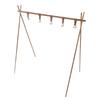 Lightweight Camping Hanging Rack Hook Design Aluminum Alloy Outdoor Camping Hanging Rack for BBQ