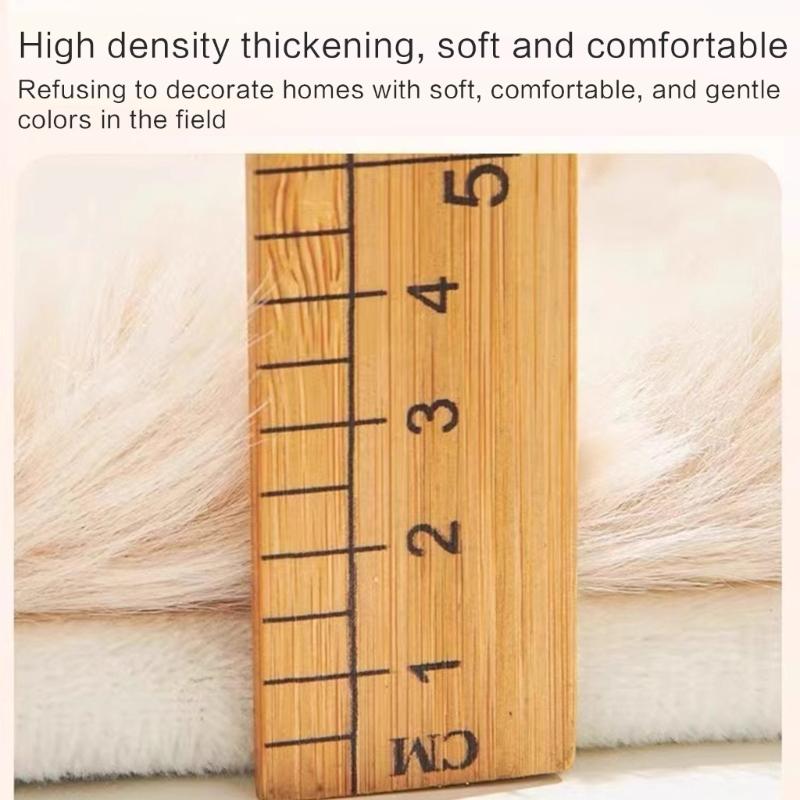 Plush Seat Cushion Square Chair Pads Home Bedroom Area Rugs Carpet Floor Pillow