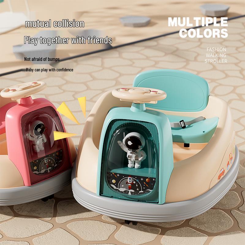 Children's Electric Bumper Car with Music & Lights – Ideal Birthday Gift for Ages 1-6